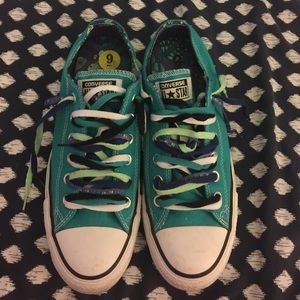 💙 Teal/Turquoise Converse Sneakers 💙