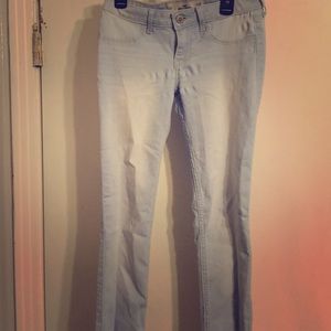 Acid washed Hollister skinny jeans