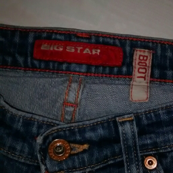 Big Star Jeans Size 28/30 Regular Denim Boot Cut - Picture 4 of 4