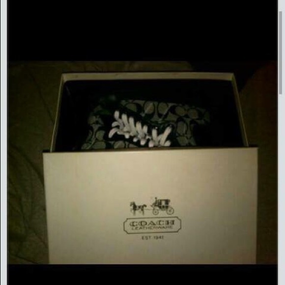 Coach high top sneakers