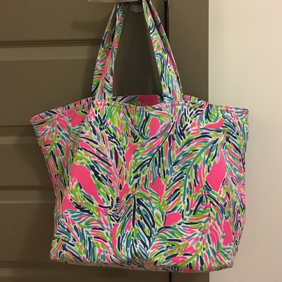 Lilly Pulitzer canvas tote