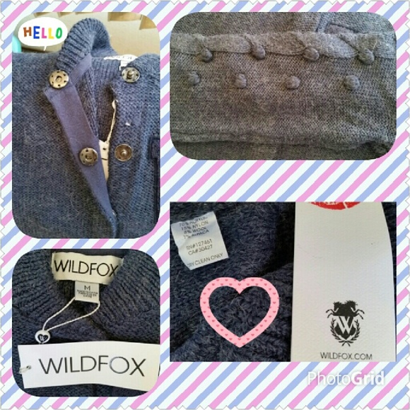 Wildfox Long Sleeve Letterman Sweater - Picture 2 of 4