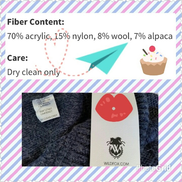 Wildfox Long Sleeve Letterman Sweater - Picture 3 of 4