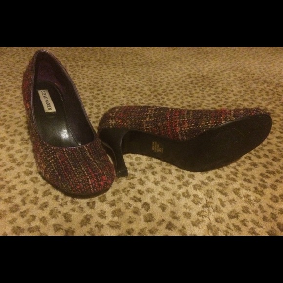 Steve Madden Multi-Colored Tweed Round Toe Pumps - image 3
