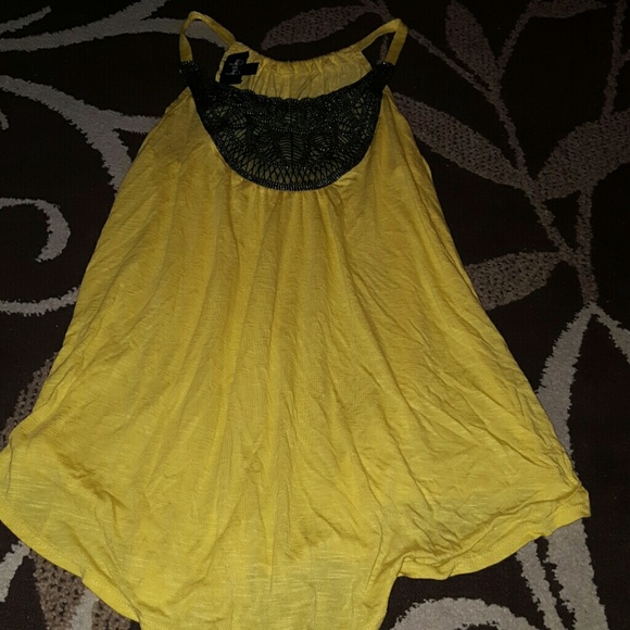Yellow dress tank