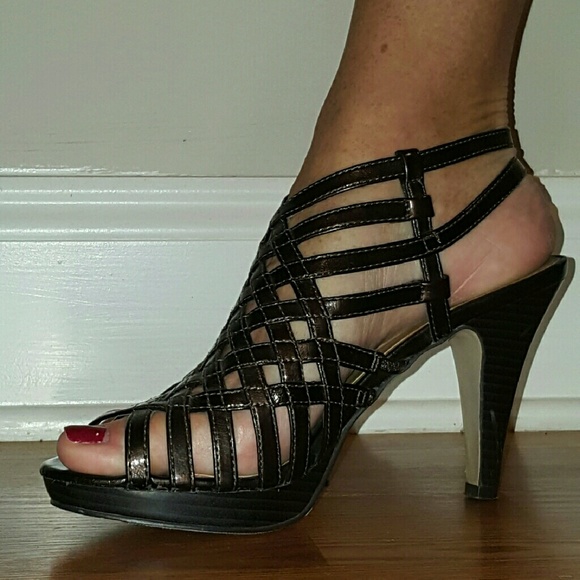 Strappy heels