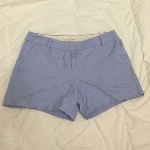 J crew shorts light blue