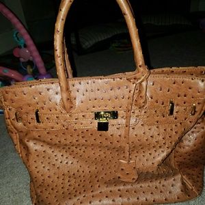 Tan Oversized HandBag