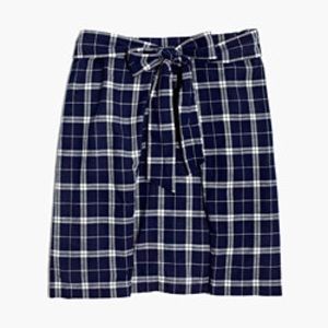 NWT Madewell plaid skirt