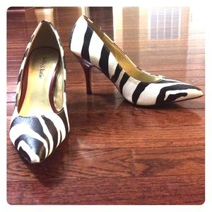 Cute zebra striped heels!