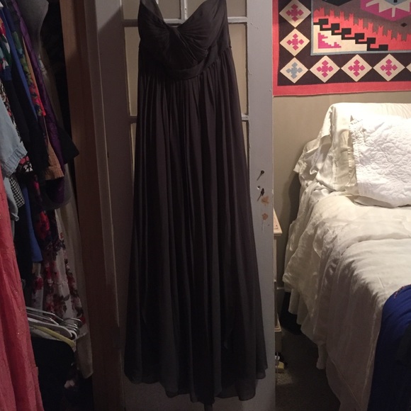 Jenny Yoo 'Aidan' Convertible Dress Charcoal