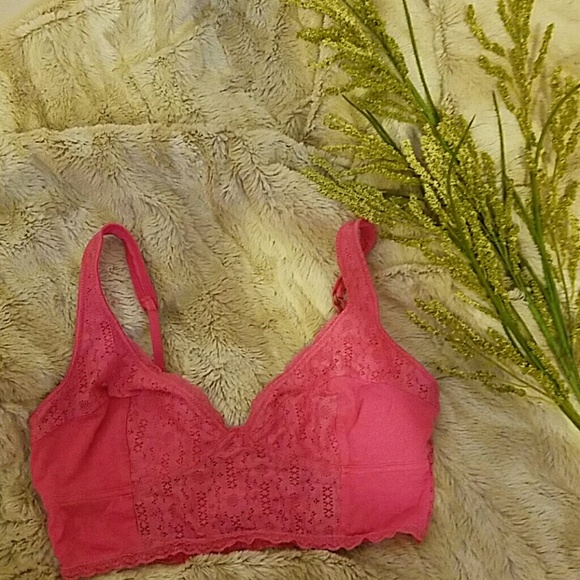 Pink Lace Bralette - Picture 1 of 4