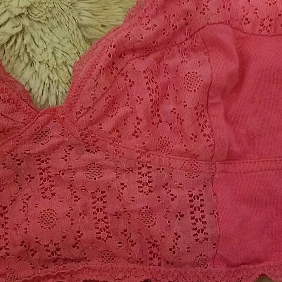 Pink Lace Bralette - Picture 2 of 4