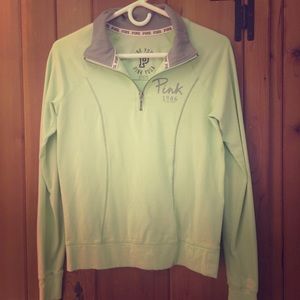 VS Pink Yoga Half-Zip