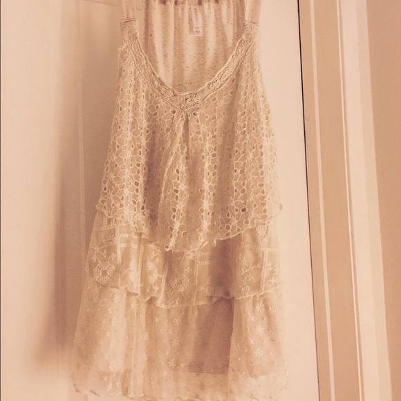 Ivory detailed tank top