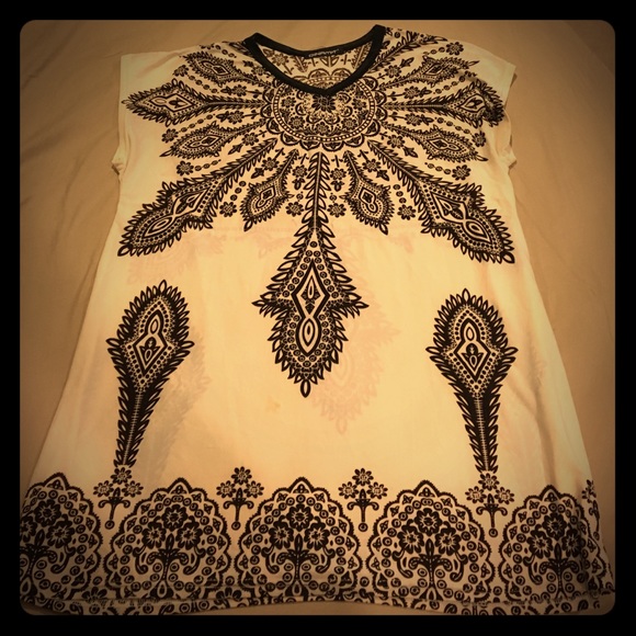 Bohemian Egyptian style mini dress - Picture 1 of 3
