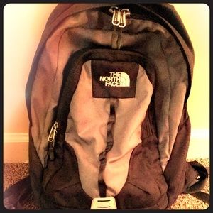 The North Face book bag