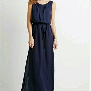 Blue maxi dress