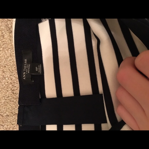 🎉 SOLD ON EBAY Ann Taylor Striped Skirt - Picture 3 of 4