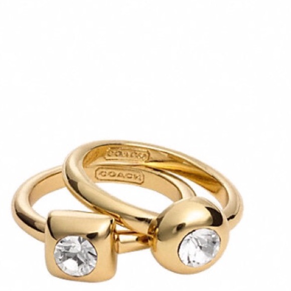 ๐COACH STONE RING SET๐๐ ๐ - Picture 3 of 6