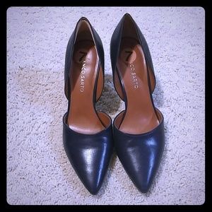 Franco Sarto navy pumps