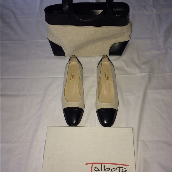 Talbots shoes with bag