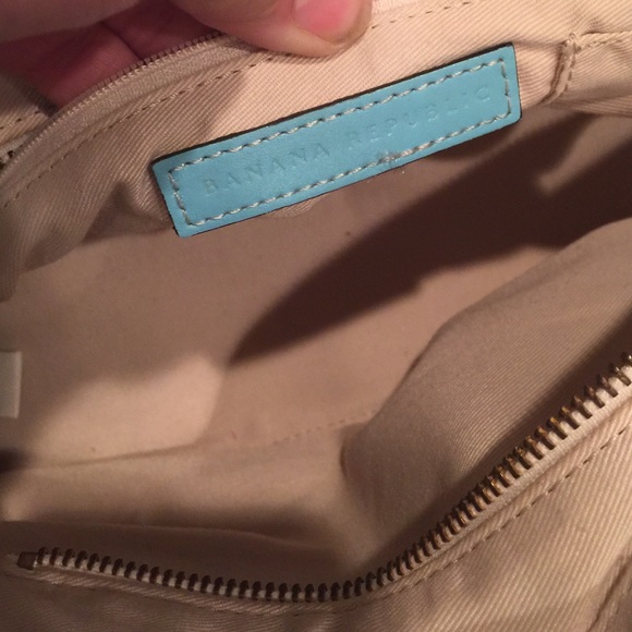 BANANA REPUBLIC CANVAS & LEATHER BAG - Picture 4 of 6