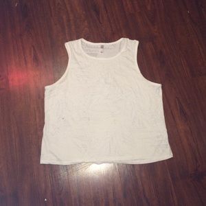 White muscle shirt