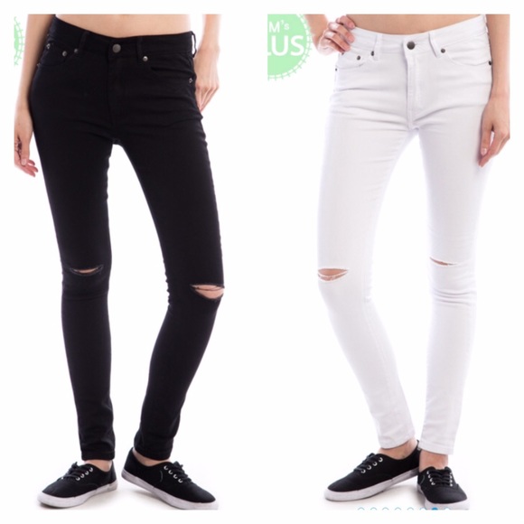 PLUS SIZE SKINNY JEANS! FOUR COLORS! - Picture 3 of 3