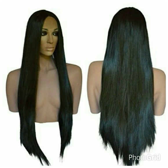 Black Beauty Lacefront Wig 26-28 inches long!! main image 4