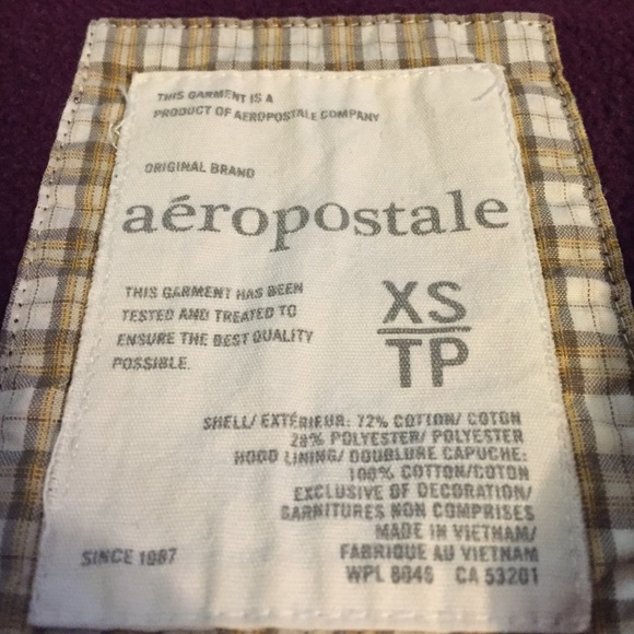 💜Dark purple Aeropostale hoodie💜 - Picture 3 of 4