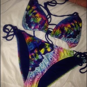 Colorful Tie Dye Bikini!!