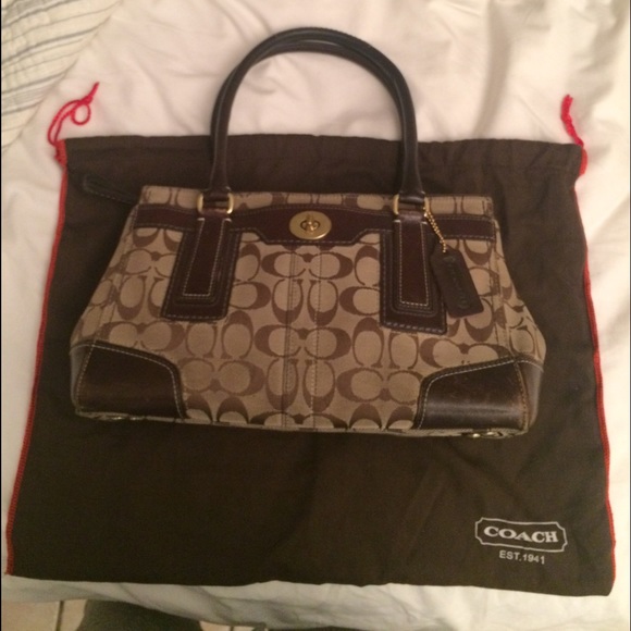 Coach Signature handbag