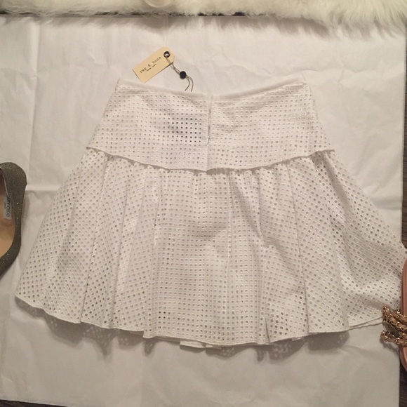 πHP 7/10πNWT Rag & bone eyelet skirt - Picture 4 of 4