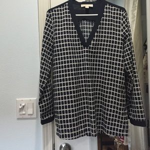 Michael Kors Patterned Long Sleeve