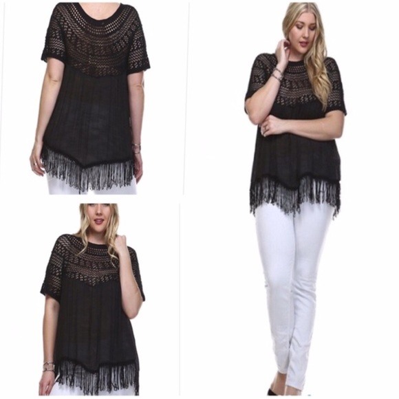💥HP 11/27💥CUTE PLUS BOHO TOPS IN 3 COLORS! - Picture 1 of 2