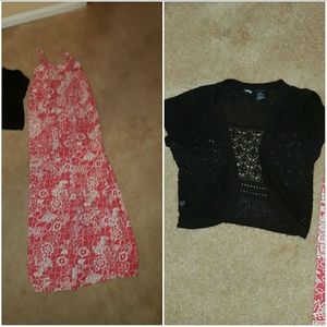 Summer dress and brown crop