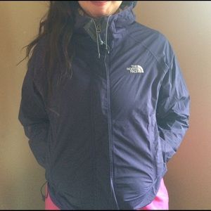 Purple North Face Rain Jacket