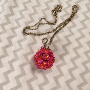 Pink Bauble necklace
