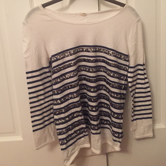 Striped long sleeve t-shirt J. Crew