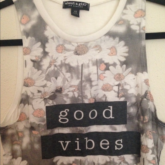 SOLD ON MERCARI "Good vibes" Flower top - Picture 2 of 2