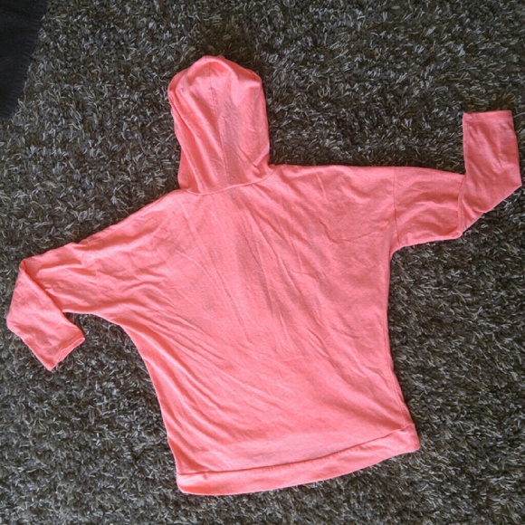 Coral lovej brand "Love" Hoodie - Picture 3 of 3