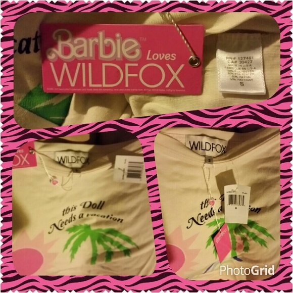 Wildfox "This Doll Needs A Vacation" Pullover - Picture 3 of 3