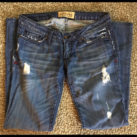 PEOPLE'S LIBERATION BOOTCUT JEANS SZ 27