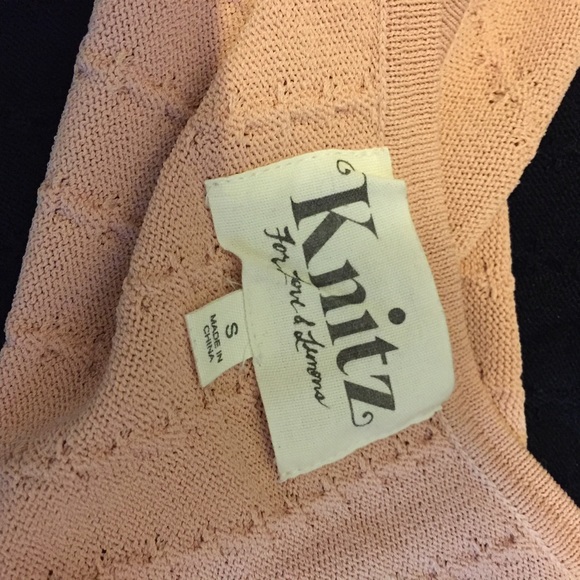 KNITZ For Love and Lemons Rose Color Block Dress - Picture 4 of 4