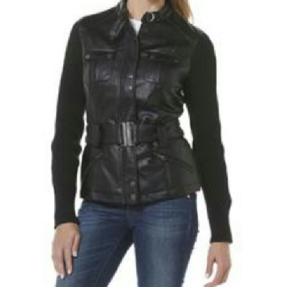 Cute Black faux Leather Jacket - Picture 1 of 3
