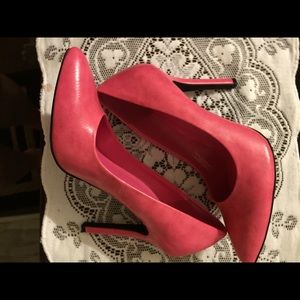 Massimo bright pink high heels