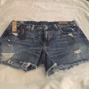 Ralph Lauren polo denim cutoffs