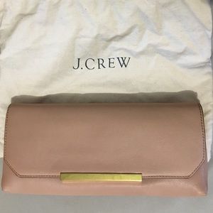 Jcrew blush clutch brand new