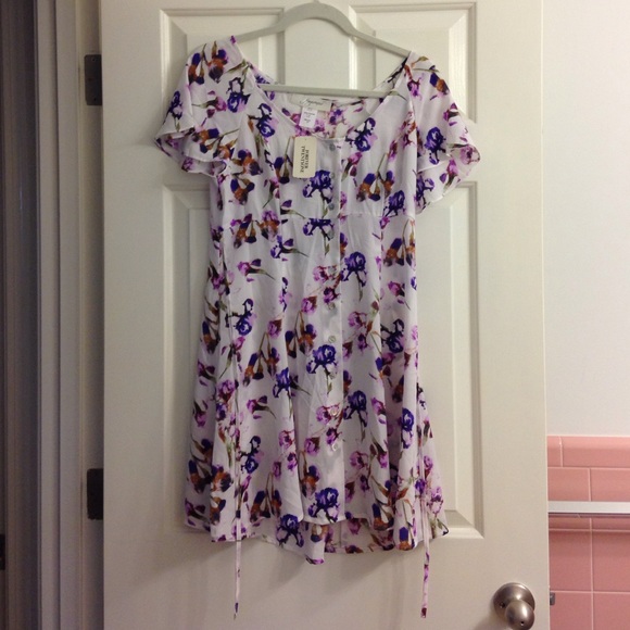 🌸sheer floral dress!🌸